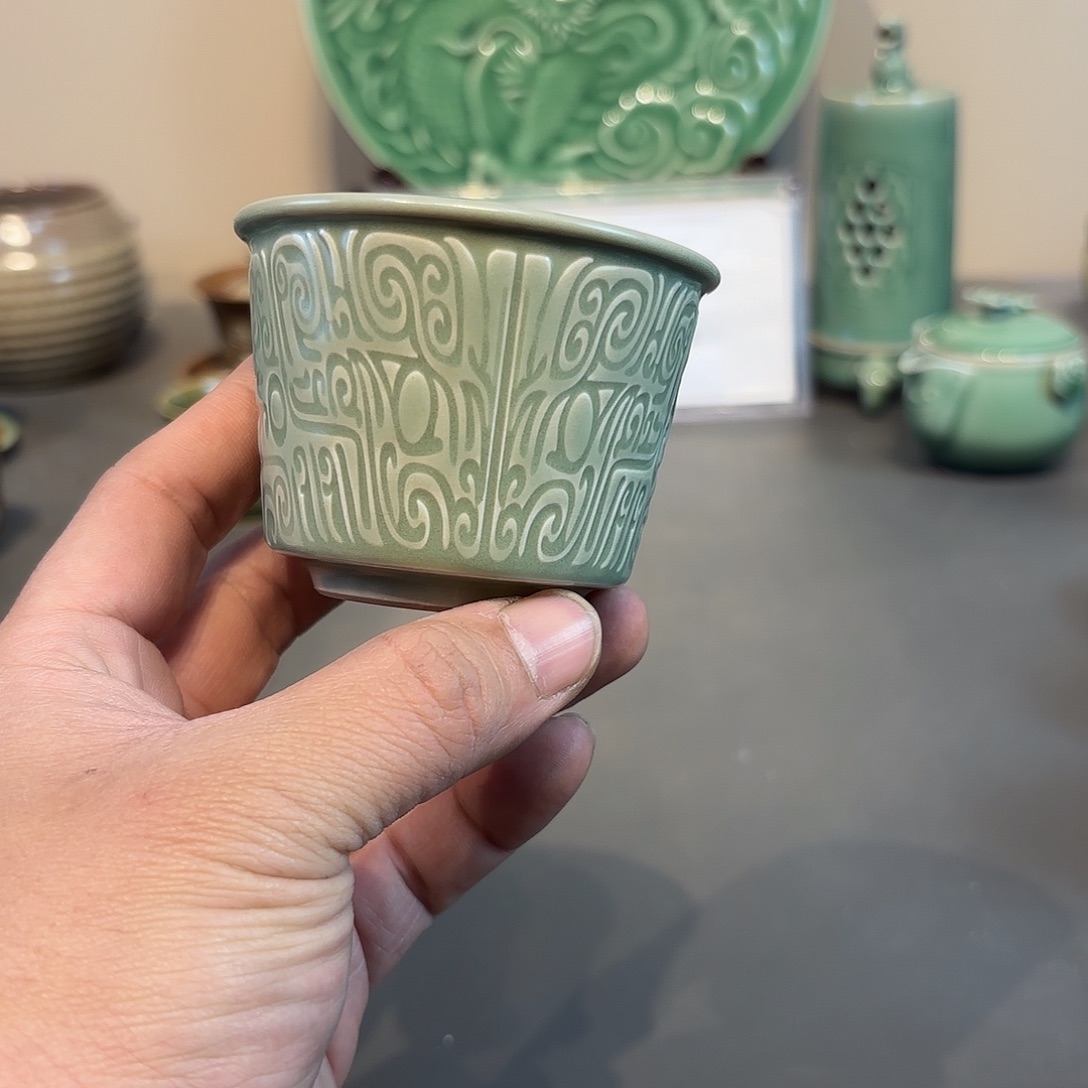 瓷片龙泉青瓷福利青瓷