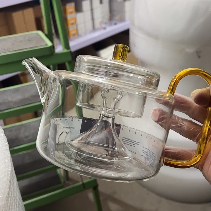 永华 侧把蒸茶壶 
