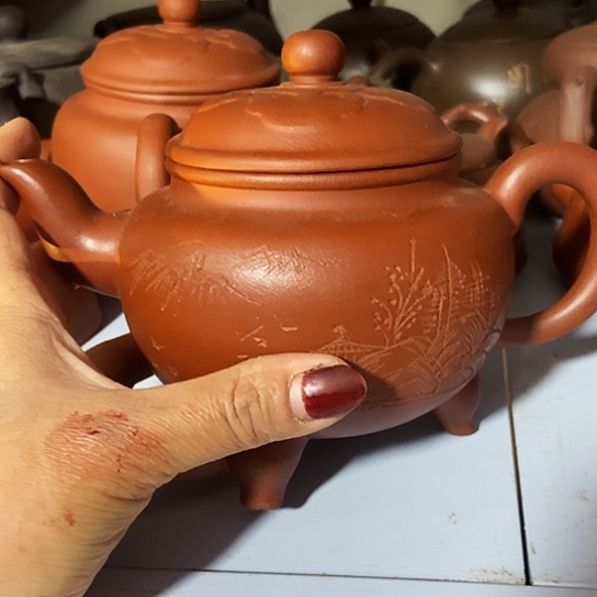 全手工制作宜兴紫砂壶