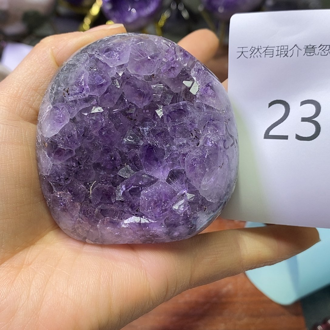 珠宝半成品未镶嵌紫晶