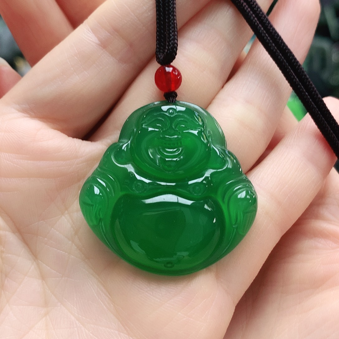 玛瑙/玉髓未镶嵌吊坠