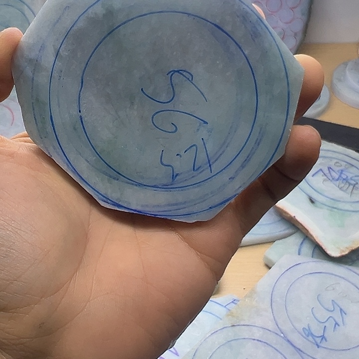 定制翡翠未镶嵌翡翠片料保a