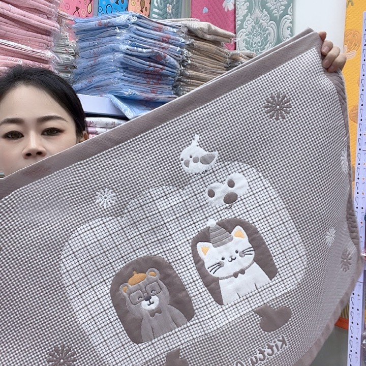 棉咖色小猫咪纯棉