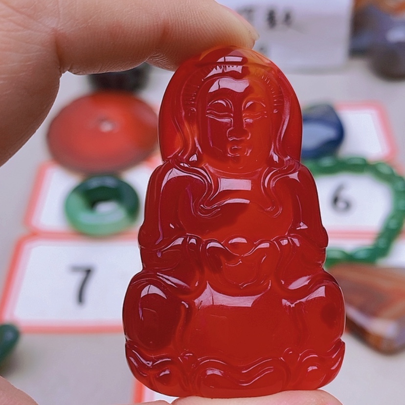 【闪购商品】未镶嵌玛瑙/玉髓珠宝半成品简*阳