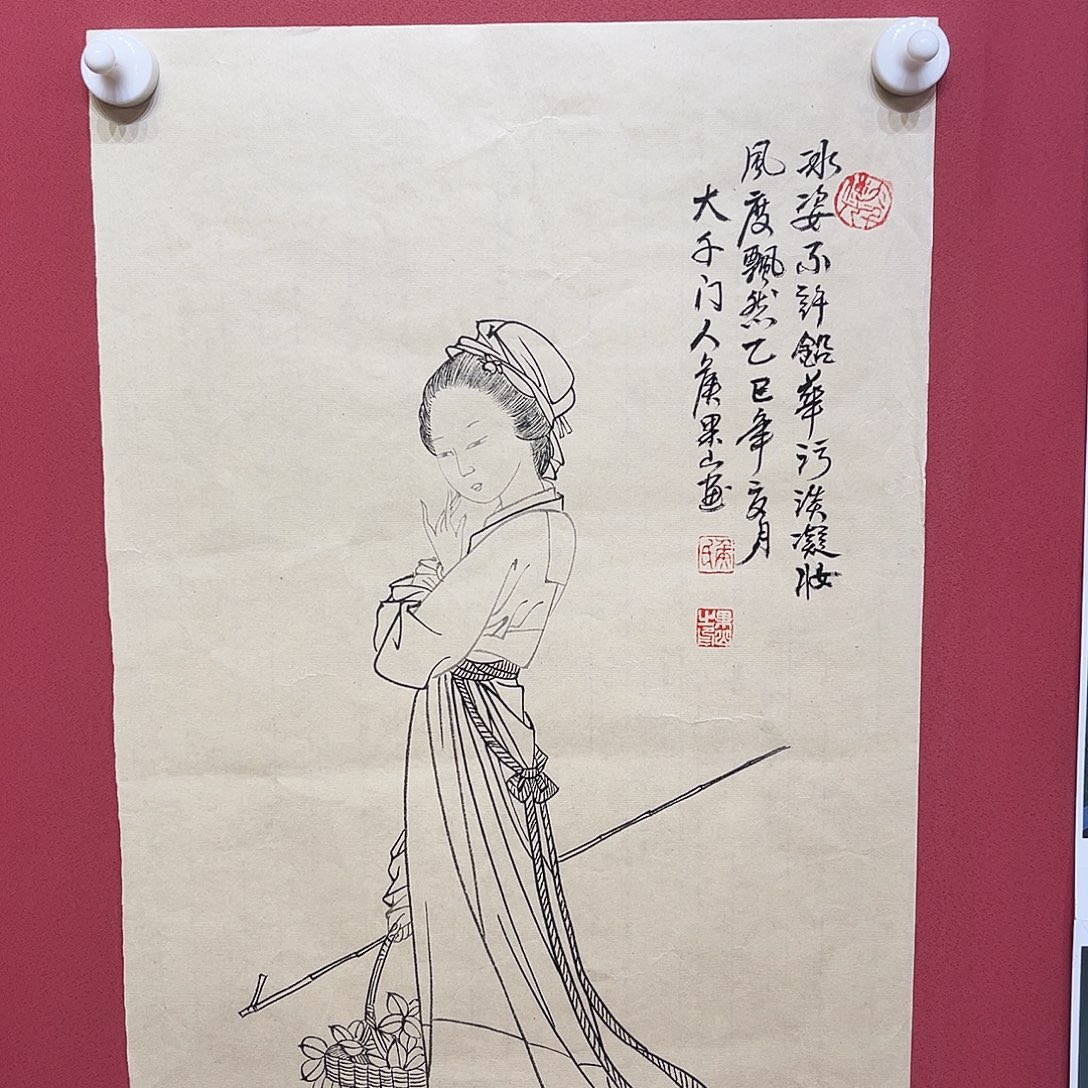 国画侯果山老师国画作品月 