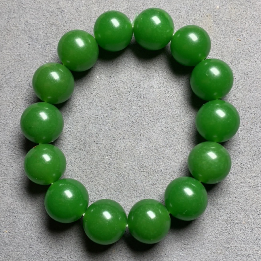 典藏 时尚饰品碧绿色珠串 116 