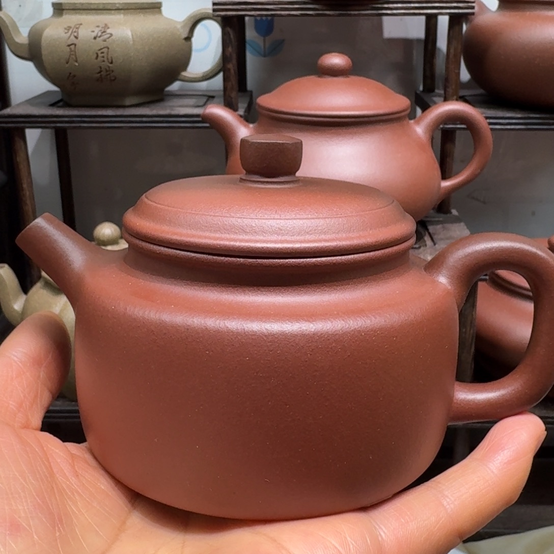 四***T紫砂茶壶紫泥德钟260cc