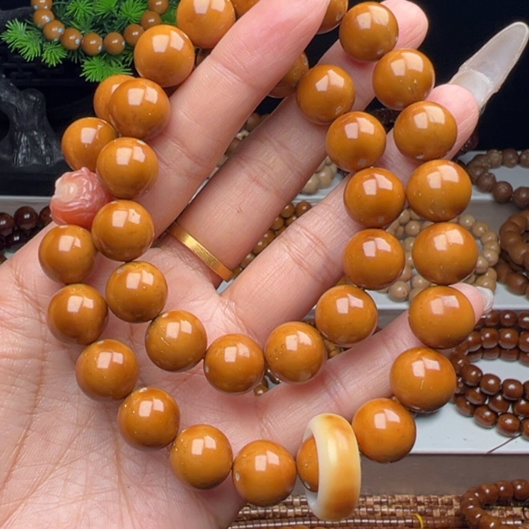 紫金鼠手串卡12.4半实心手持