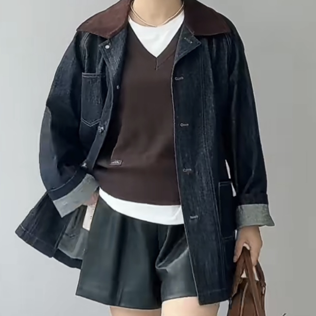  易缔媤休闲牛仔外套