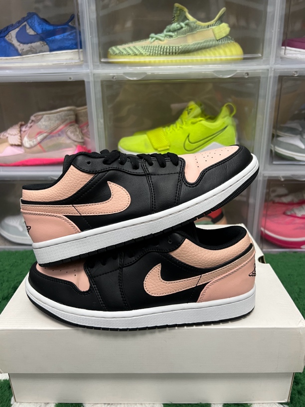 41码/aj1low黑粉休闲鞋/二手正品95新