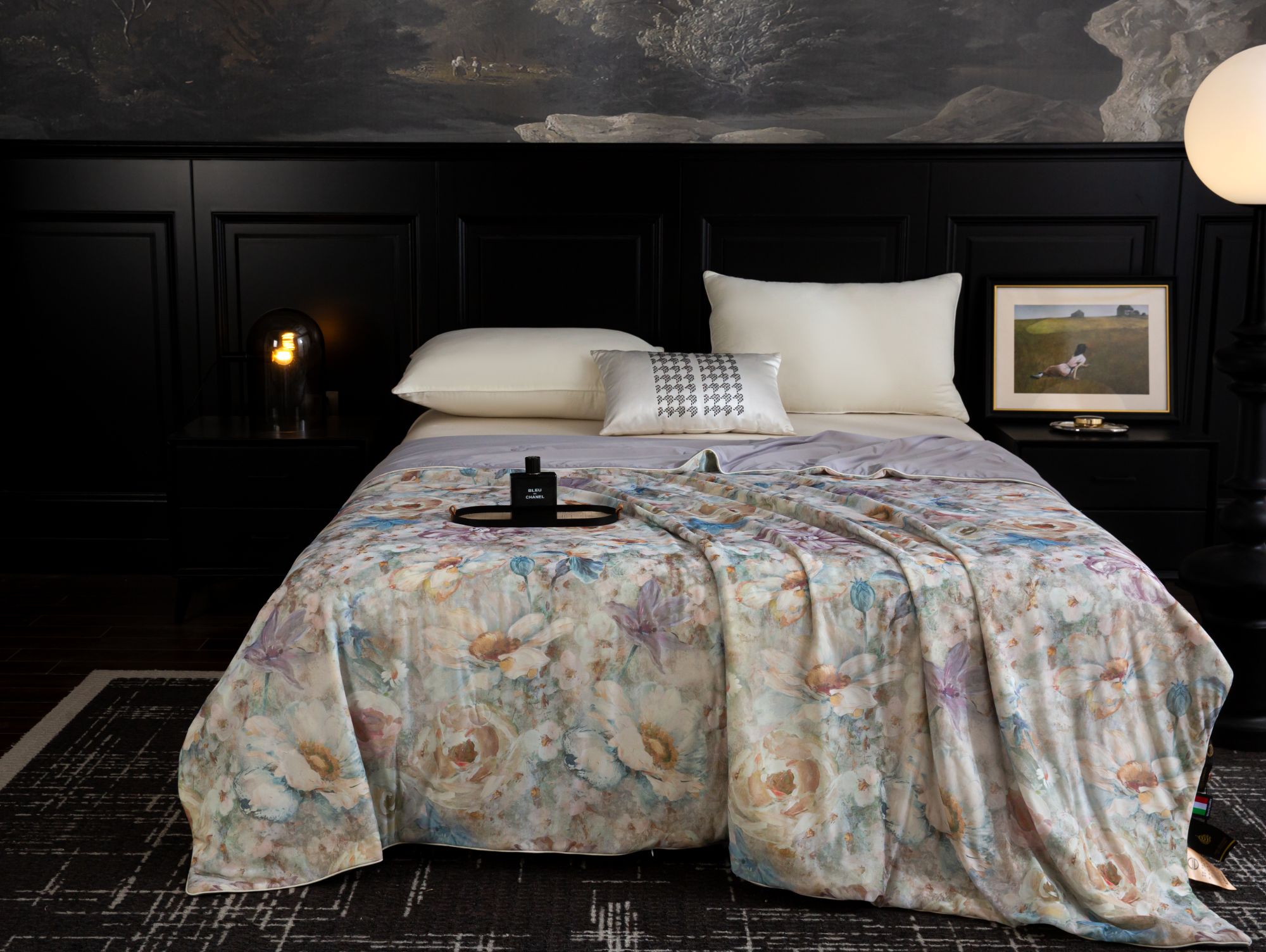 【SOMIO专柜款】100%纯蚕丝黄金丝数码印花夏凉被支持质检可水洗