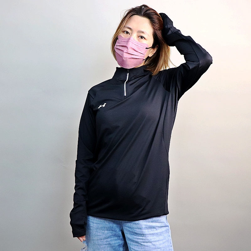 Under Armour/安德玛秋男女运动休闲半开拉链梭织长袖T恤24600603