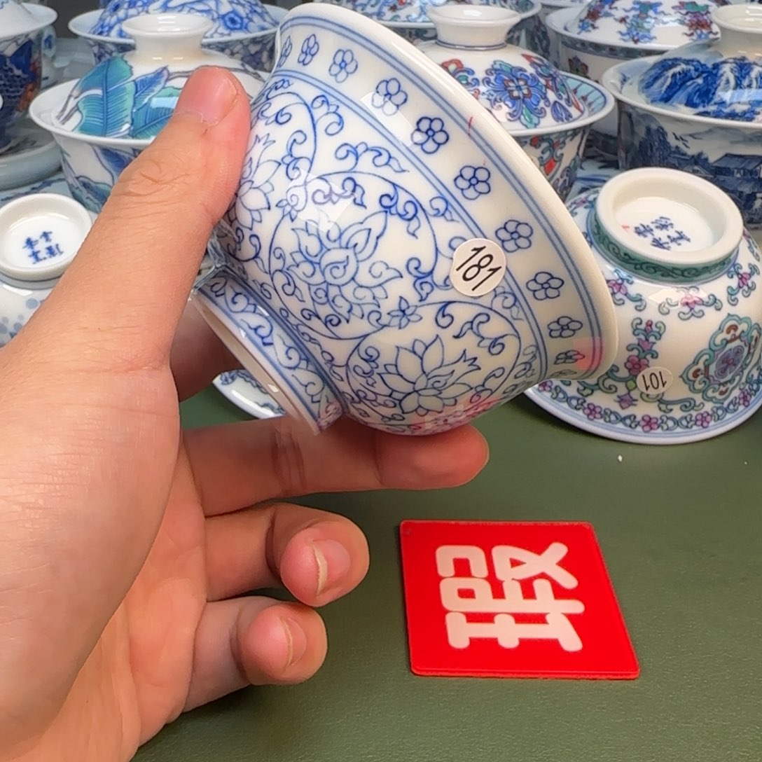 杯彦祖纯手工手绘茶具181