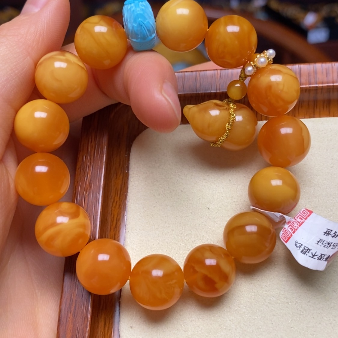 【闪购商品】蜜蜡手链未镶嵌手串