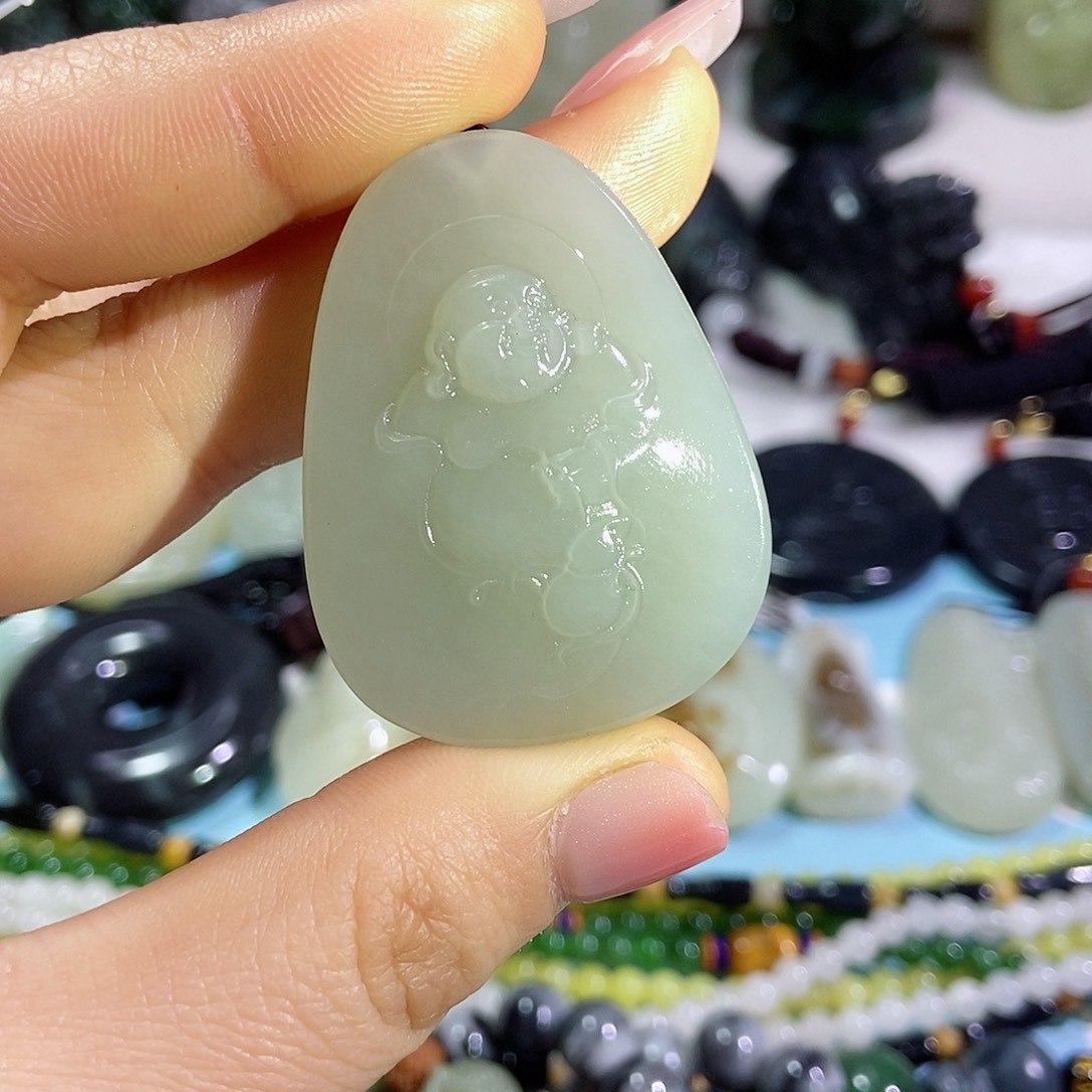 和田玉珠宝半成品未镶嵌