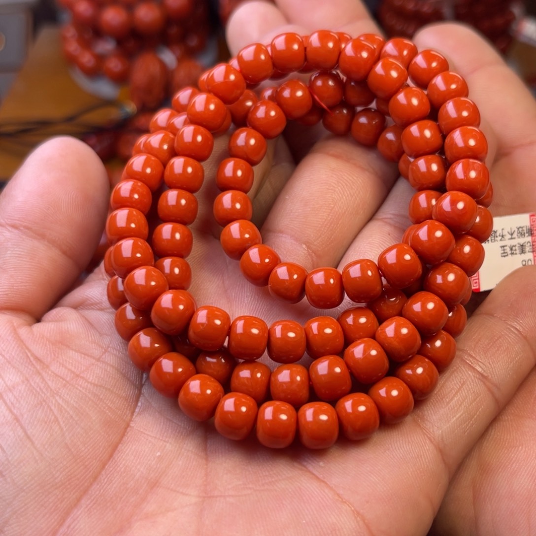 厚***3南红玛瑙未镶嵌川料精工老型108