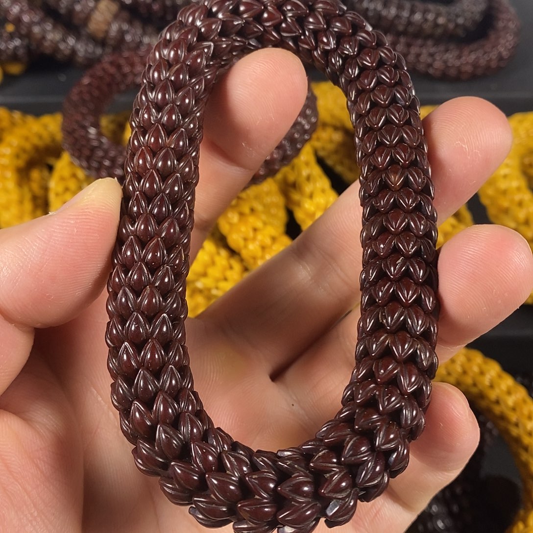 手串紫金鼠包浆莲花14