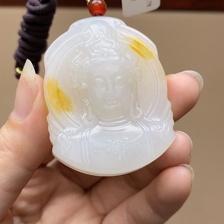 和田玉挂件未镶嵌F