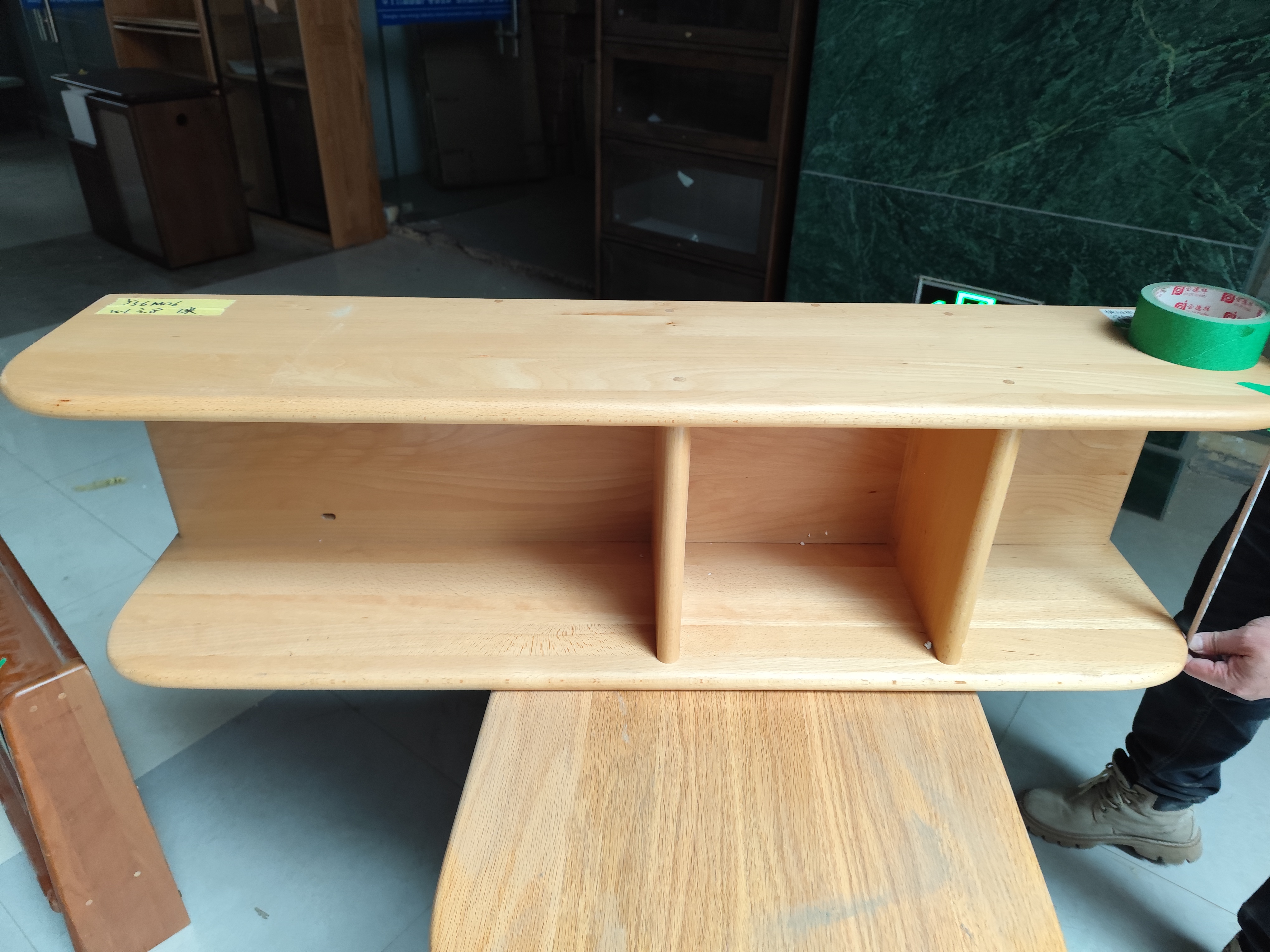 书架 榉木 100*22*28 瑕疵无售后