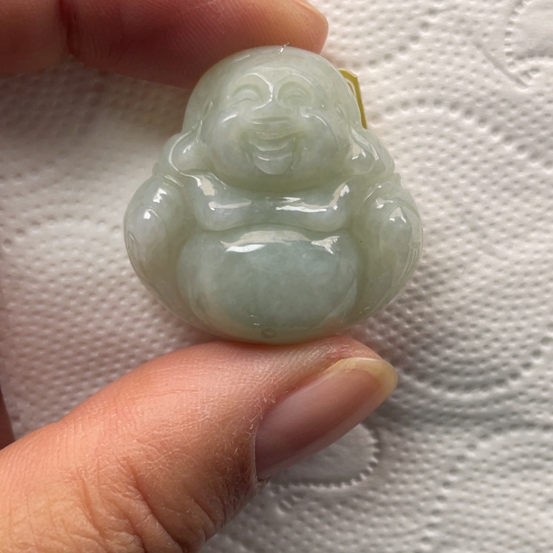 翡翠未镶嵌颈饰翡翠佛公吊坠