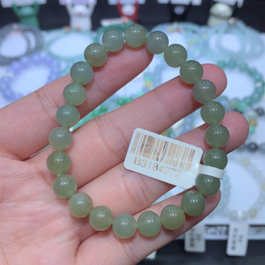 翡翠未镶嵌手串天然