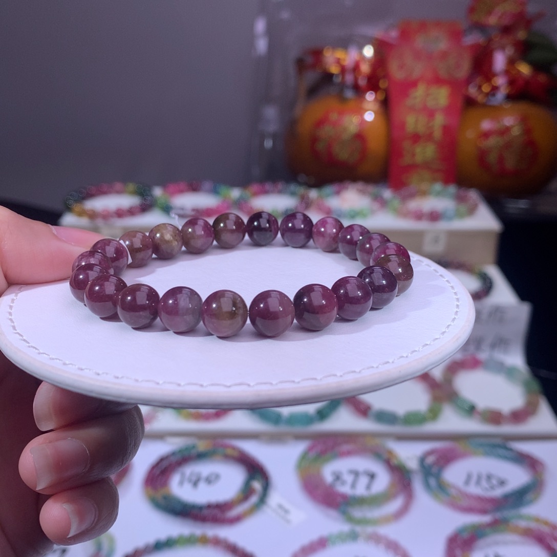 碧玺手链合金碧玺