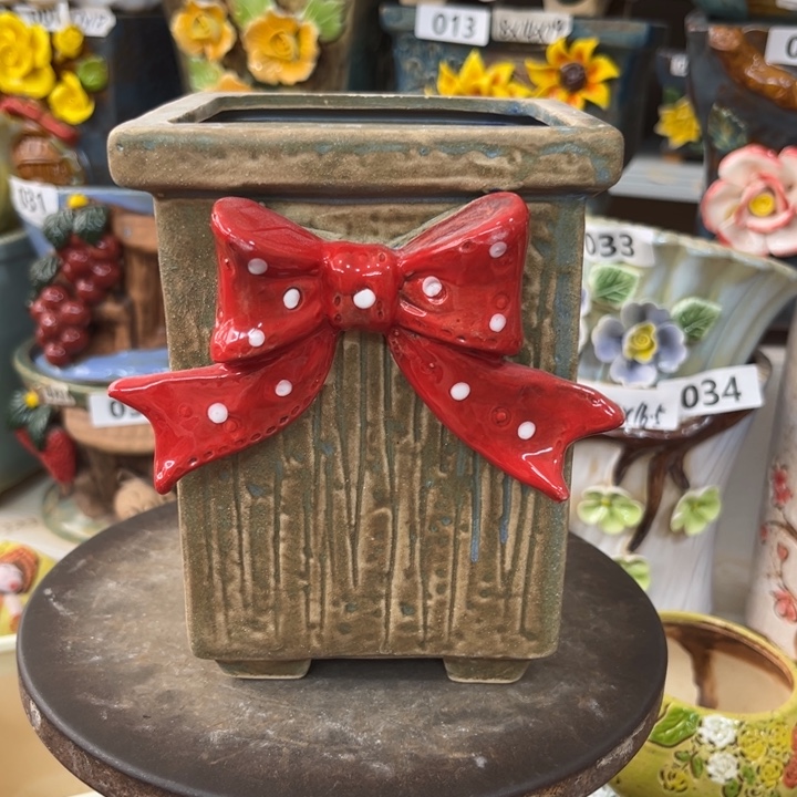 紫砂花盆粗陶材质多肉花盆