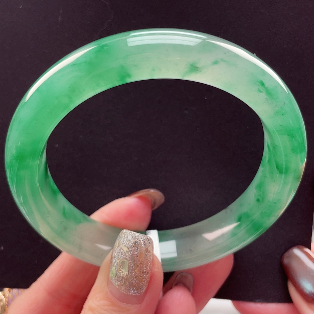 石英质玉未镶嵌手镯57-58