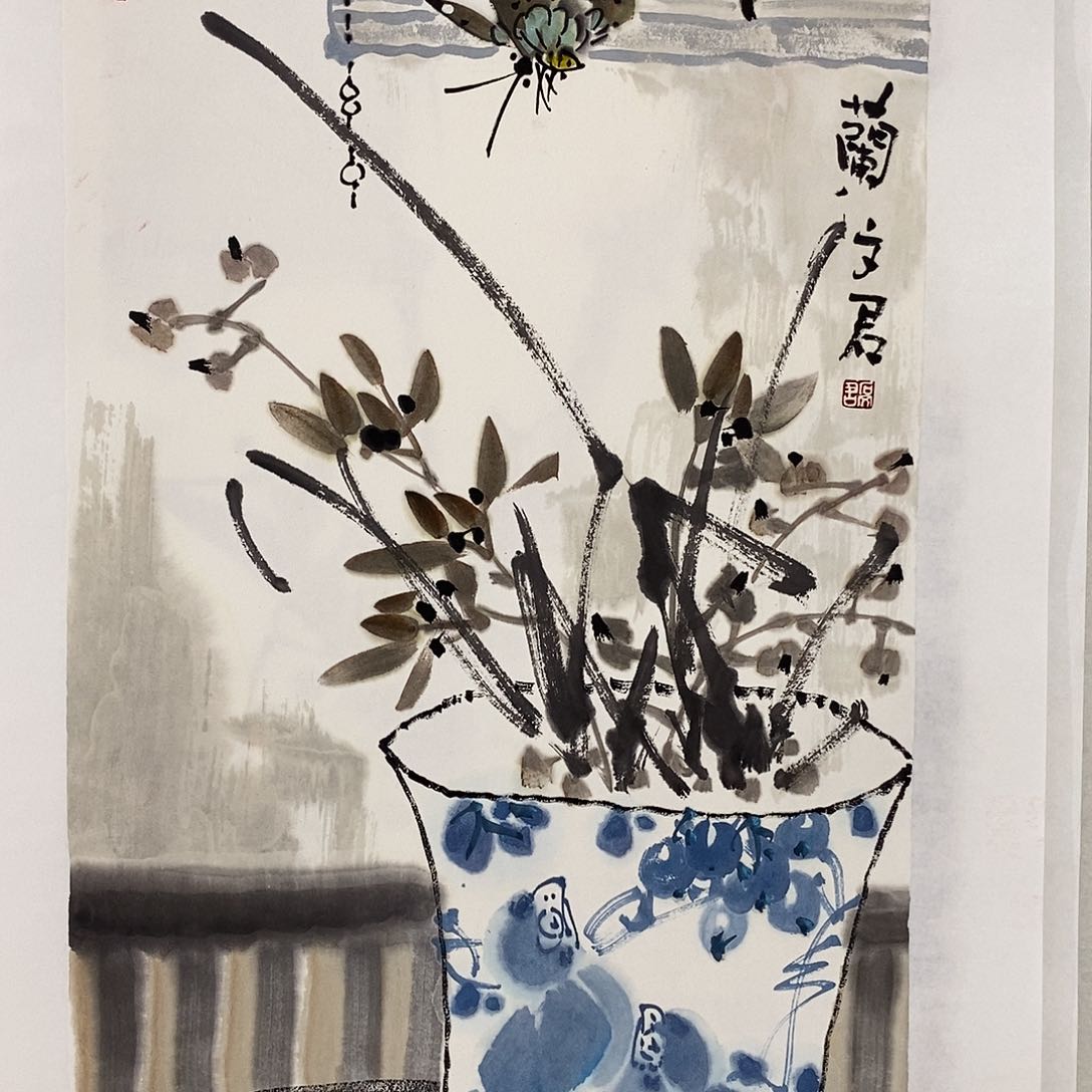 国画书画作品多次参加全国书画