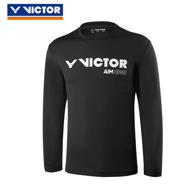 VICTOR威克多胜利羽毛球服长袖T恤T-85100