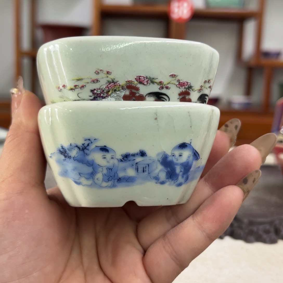 紫砂花盆4/7-2瑕疵。。。n