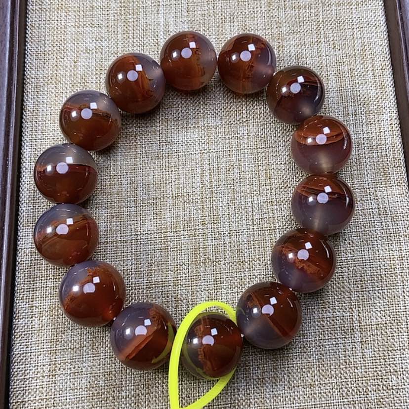 【闪购商品】玛瑙/玉髓未镶嵌手链山*