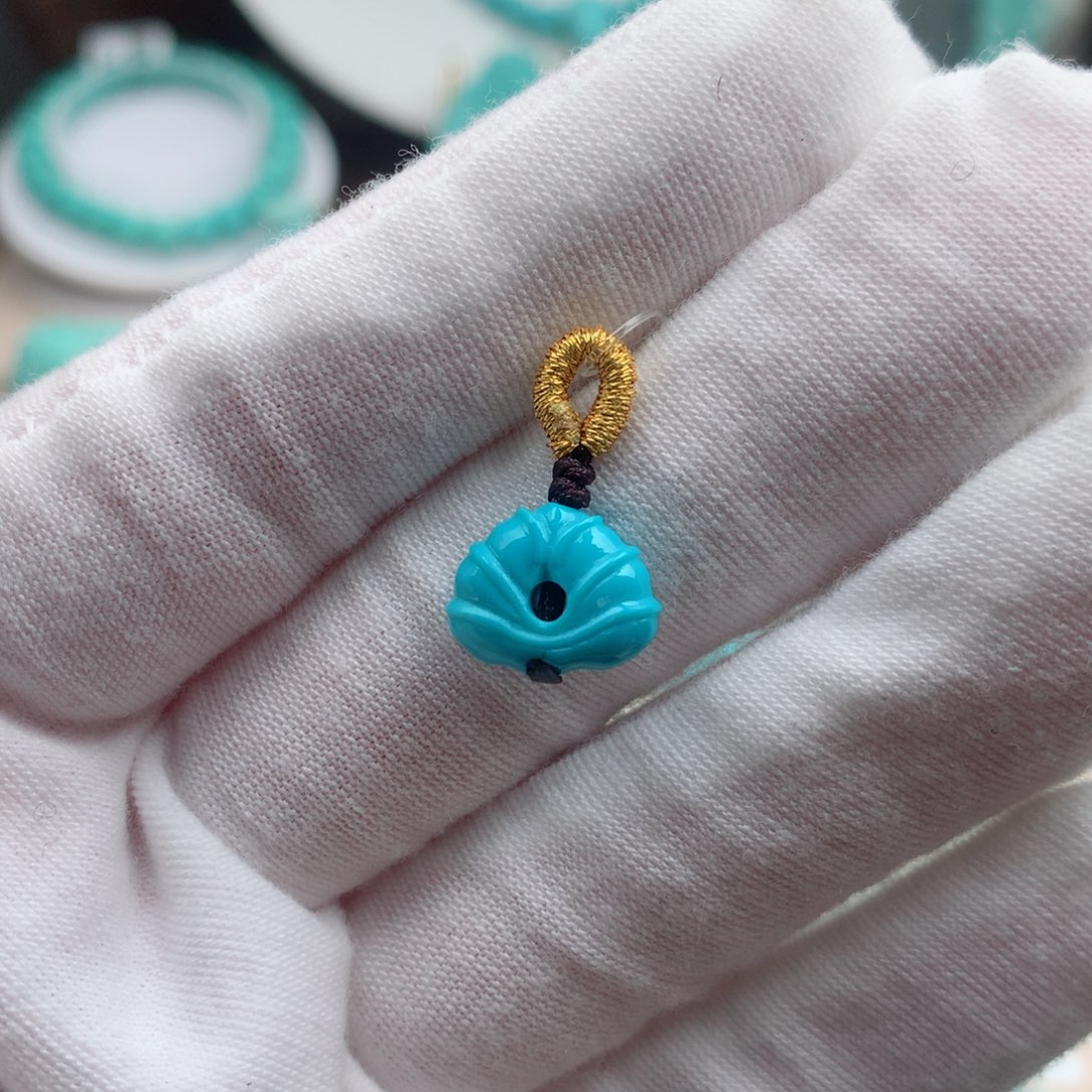 绿松石珠宝奇石未镶嵌12m m