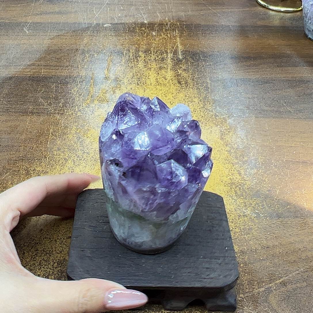 未镶嵌紫晶摆件紫晶