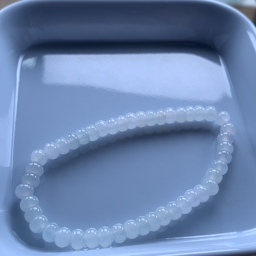 翡翠未镶嵌手串翡翠股珠5.6