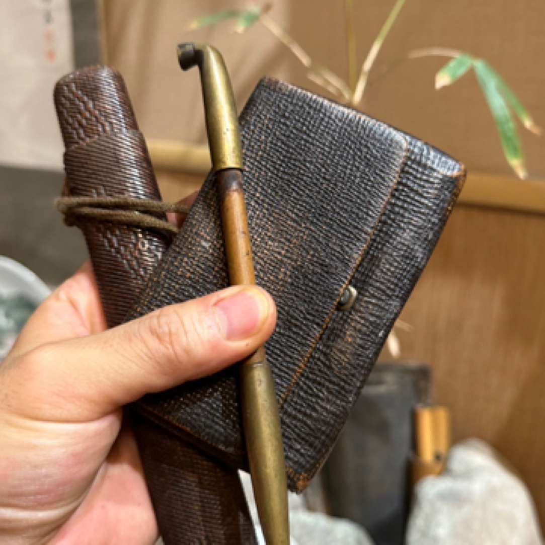 老烟具套装铜制一口香