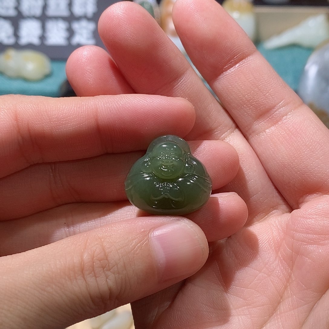 和田玉戒指银S925镶嵌?****古