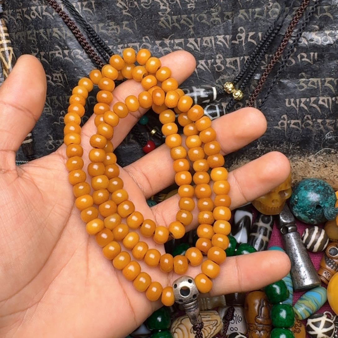 金刚菩提手串牦牛骨