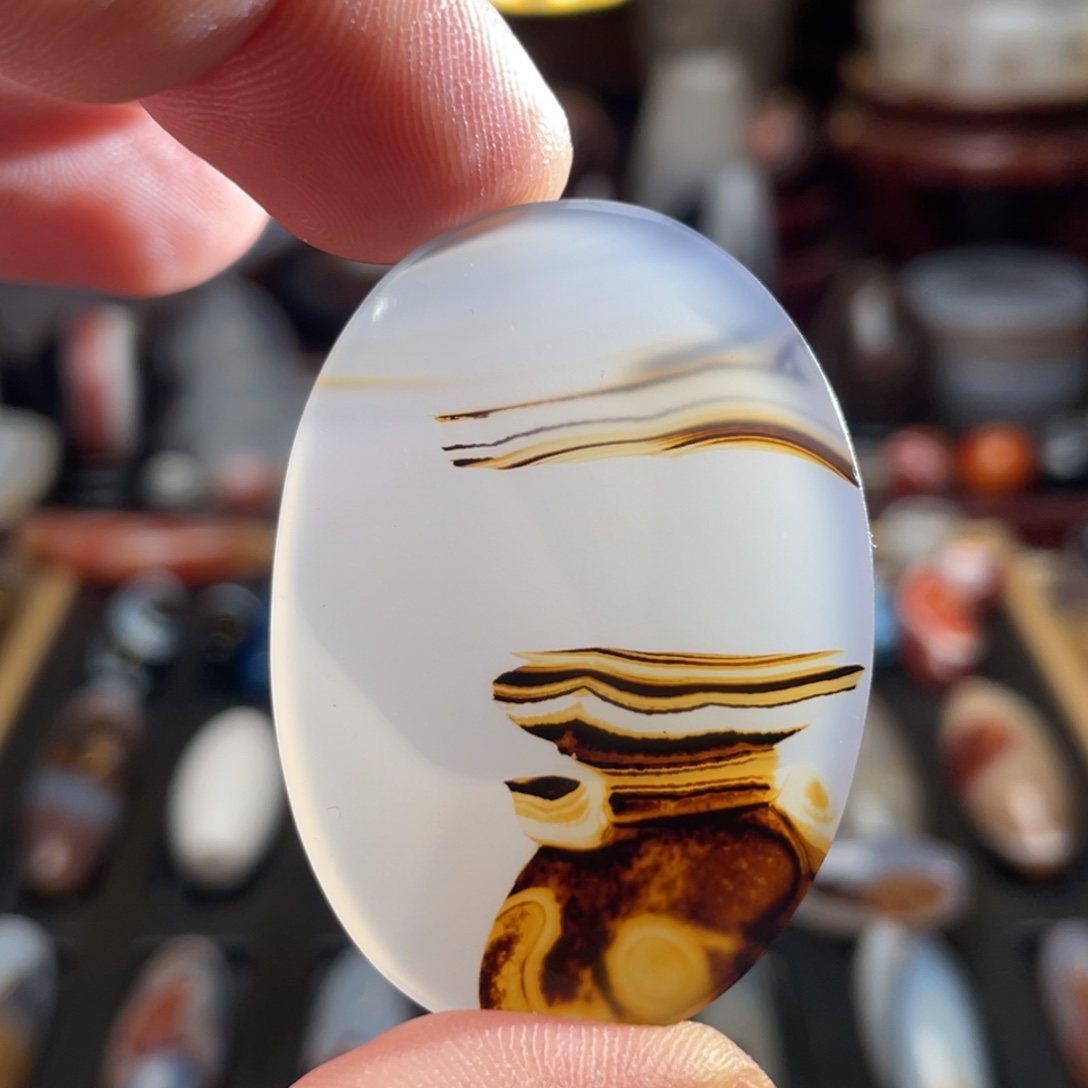 玛瑙/玉髓未镶嵌颈饰