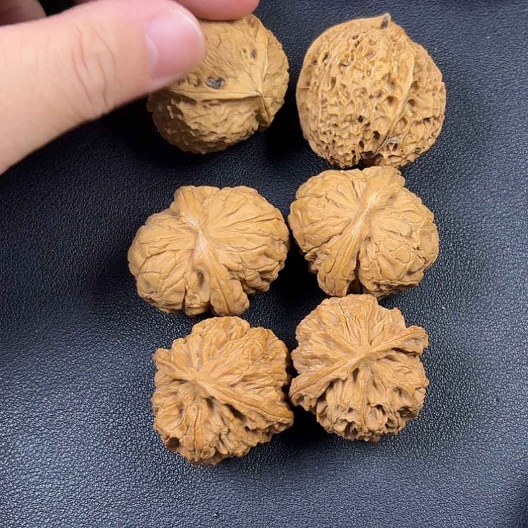 茄***子吊坠文玩核桃铁三棱甲骨文苹果
