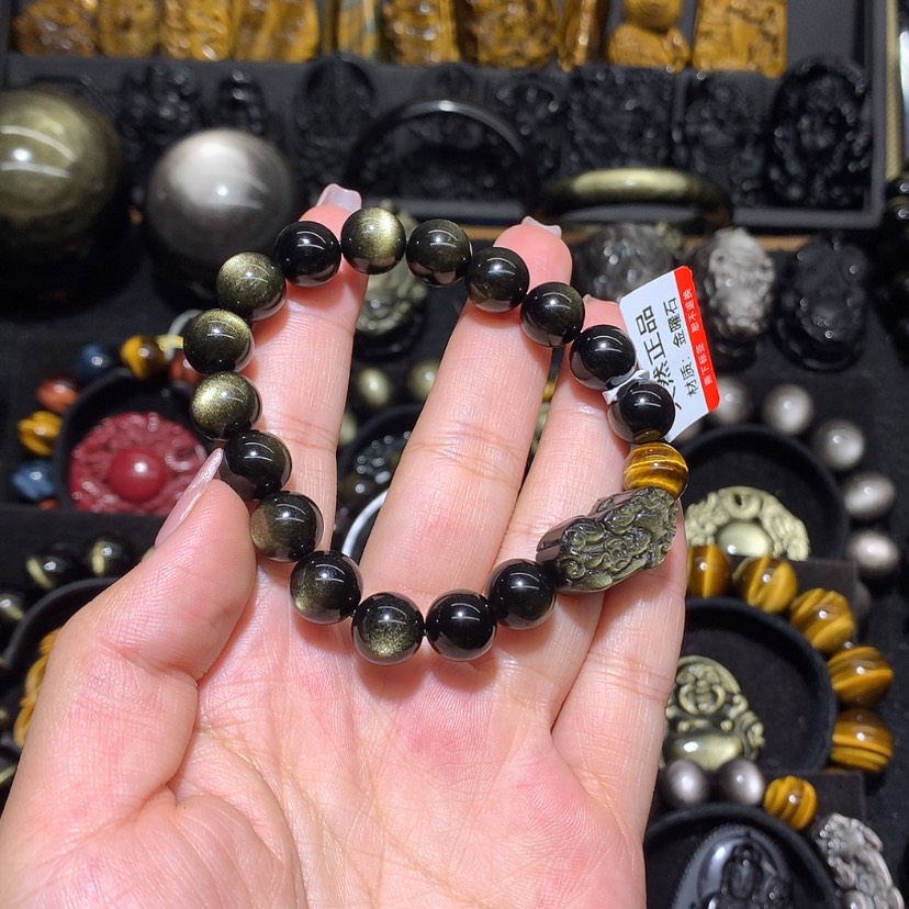 【闪购商品】黑曜岩颈饰未镶嵌做****鹰