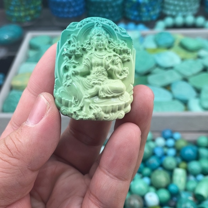 高瓷玉化雕刻精品