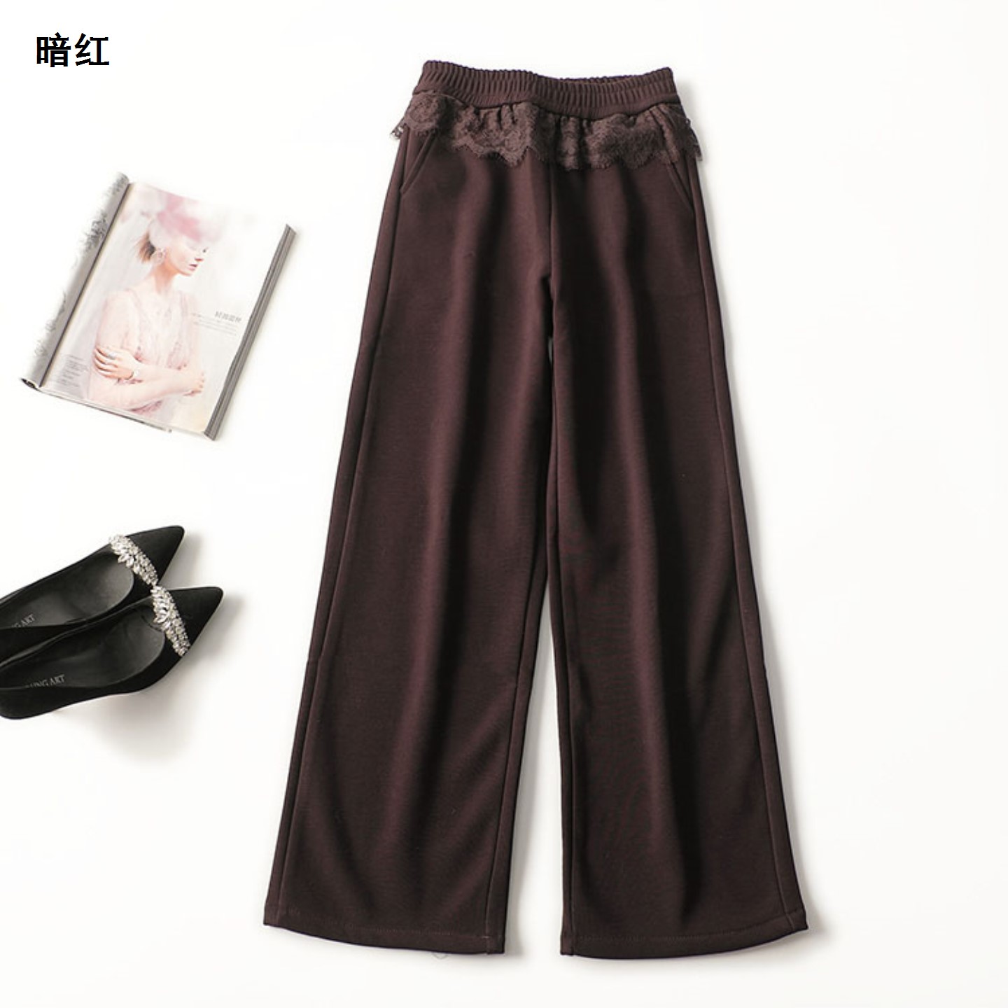 244932冬长款休闲裤宽松阔腿裤