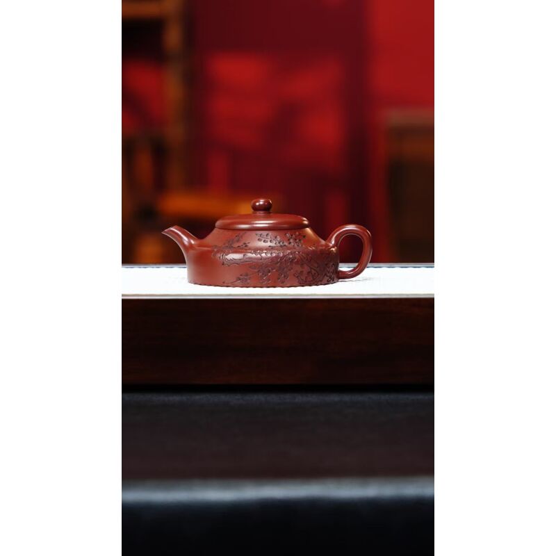 宜兴紫砂 静乐 大红袍 顾建军 h139