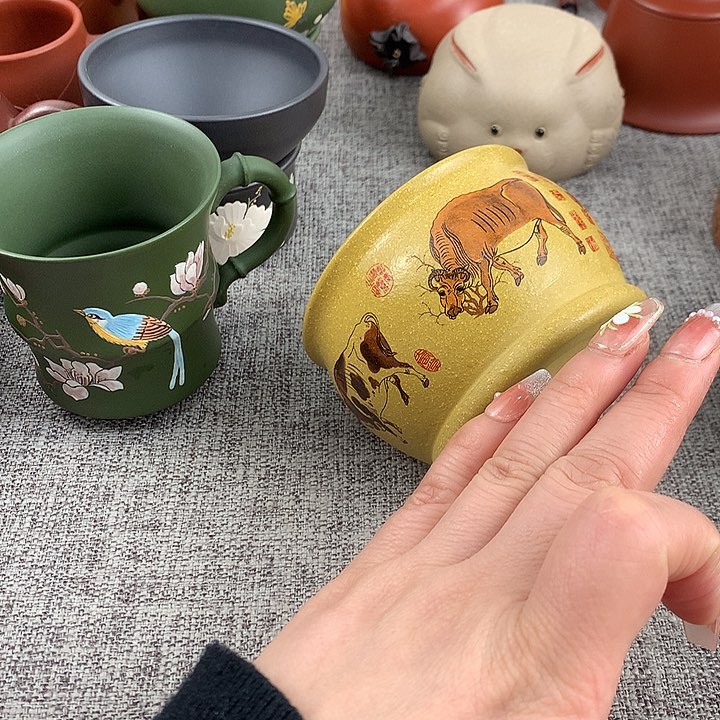 紫砂茶杯高端主人杯