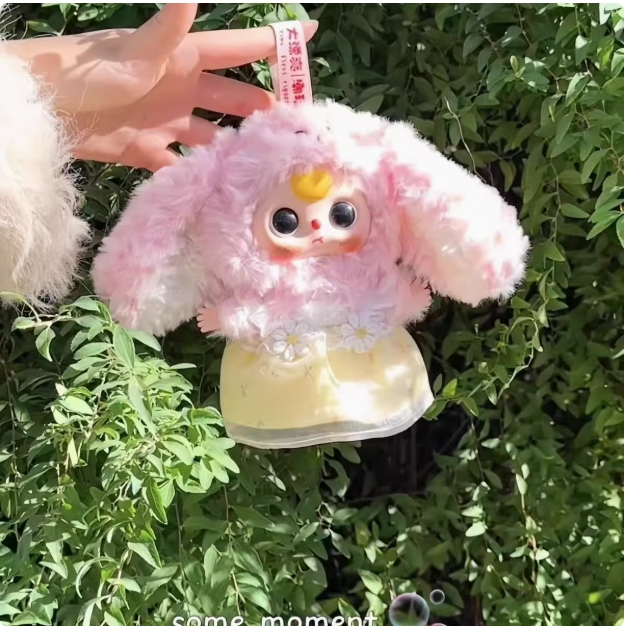 PP 正版baby three娃三岁【小可爱】摆件系列毛绒盲盒挂件可爱公仔