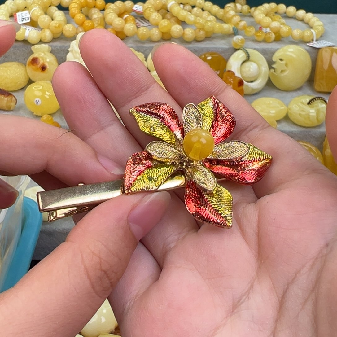 未镶嵌琥珀手链蜜蜡