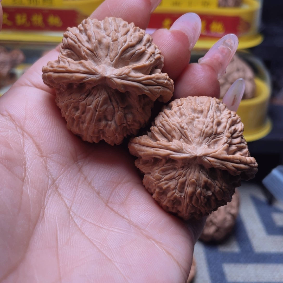 任***币吊坠文玩核桃42白狮子文玩