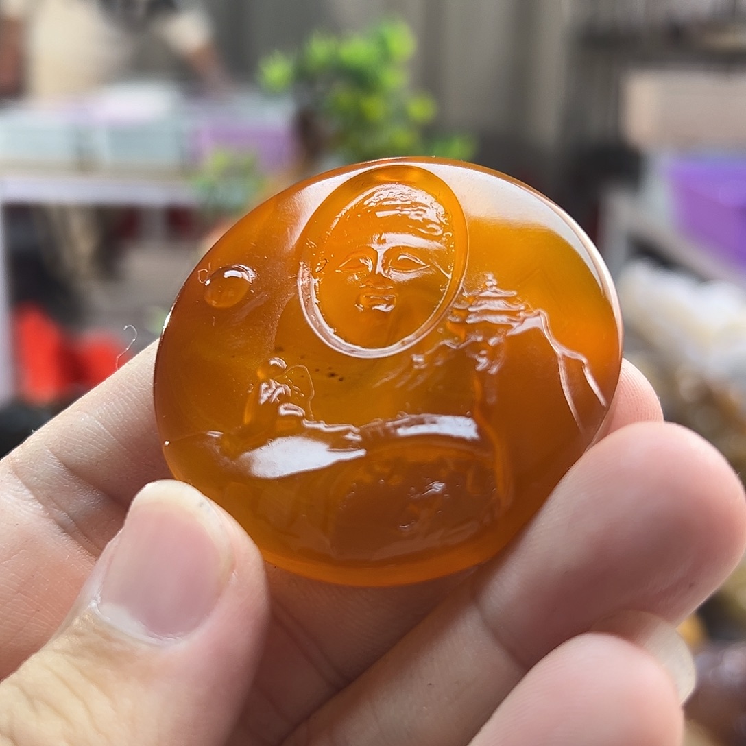 玛瑙/玉髓未镶嵌吊坠(不含链)