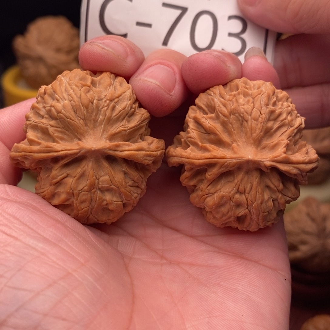 文玩核桃把件苹果38